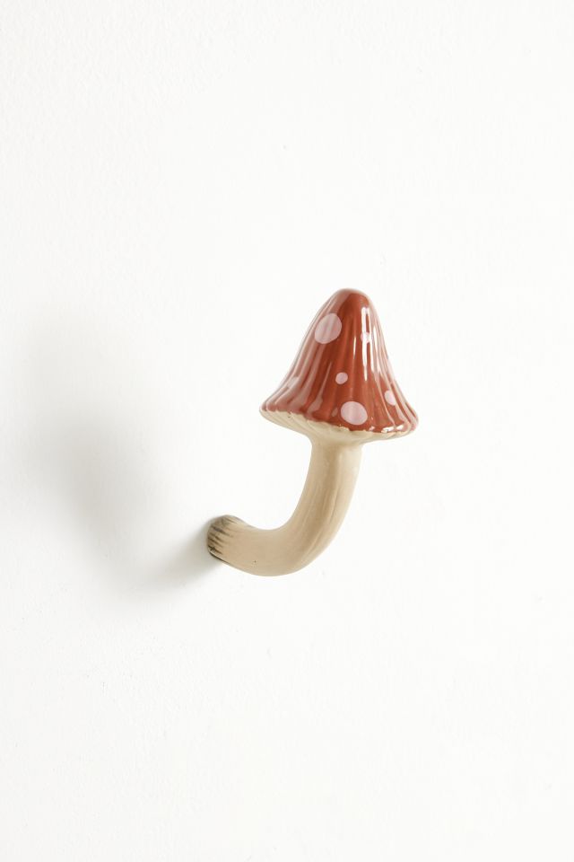 Mushroom Hand-Painted Wall Hook #2