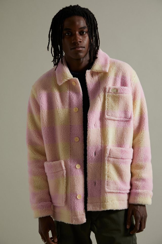 atlast＆co Souvenir Shirt Jacket 36 Lacoste Checkered Sherpa Shirt Jacket | Urban Outfitters