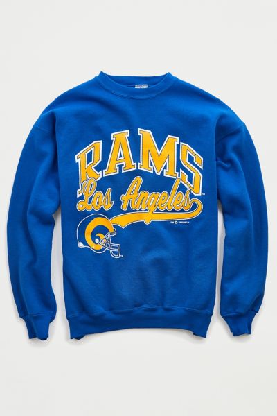 Vintage 80s LA Rams Sweatshirt XL Deadstock Pickler 87 Big Helmet