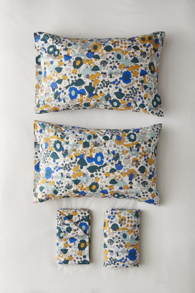 Mushroom And Flowers Sheet Set #2