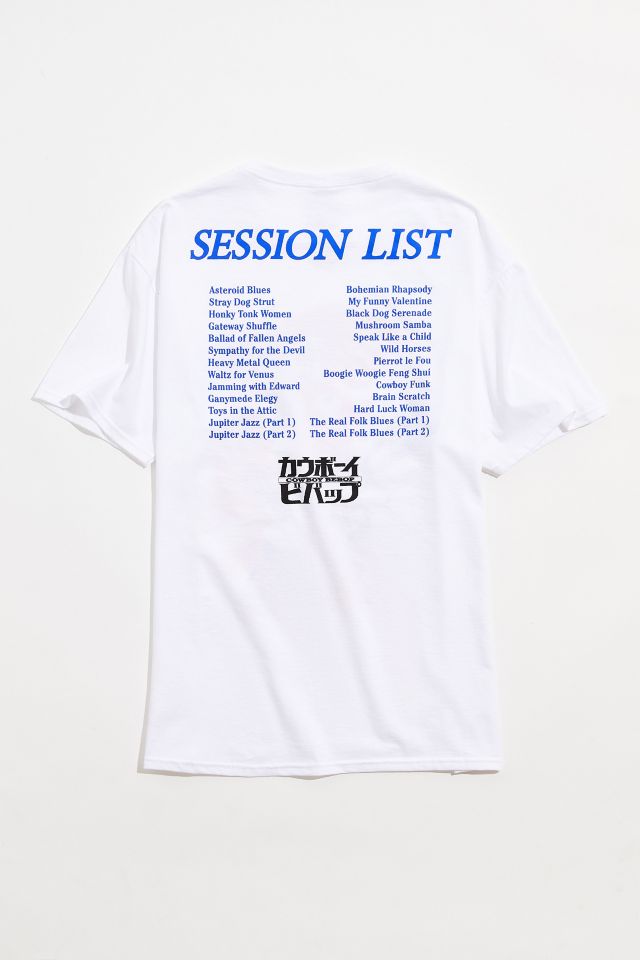 Cowboy Bebop Session List Tee #1