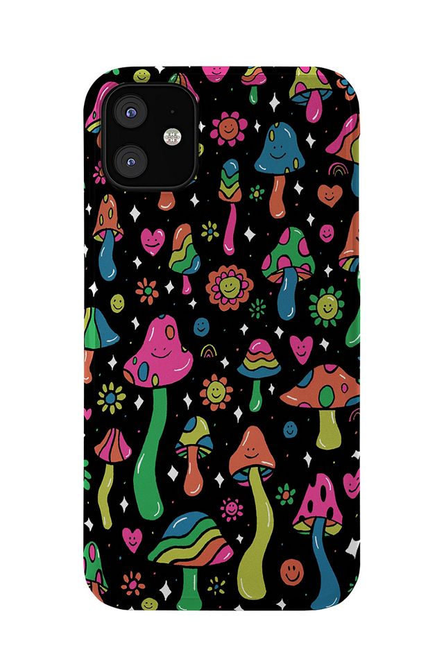 Urban Outfitters Accessories Phones Cases Doodle By Meg For Deny Rainbow Mushrooms iPhone Case 