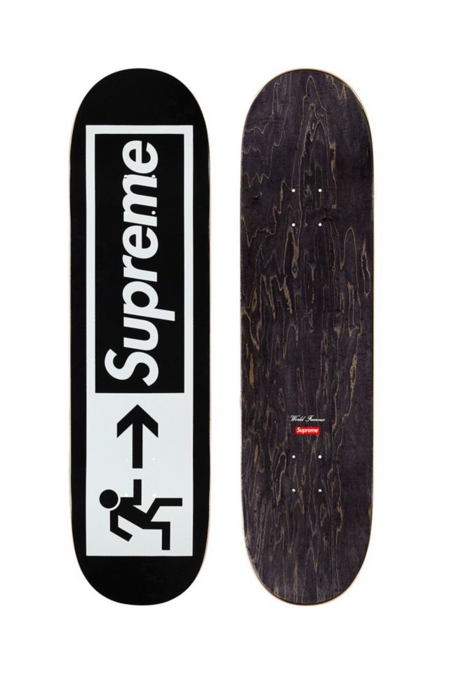 Supreme スケートボードデッキ　非常口 532ee24d00b3cd11bb12618055f56d
