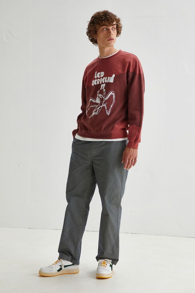 Led Zeppelin '77 Vintage Wash Crew Neck Sweatshirt | Urban Outfitters