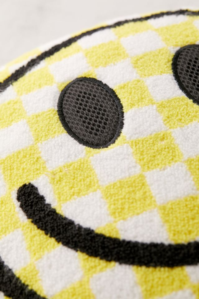 Happy Face Throw Pillow Bluetooth Speaker #3