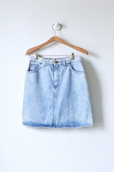 【Anyone more】Peavy Washing Jeans Denim Mini Skirt 06-11-