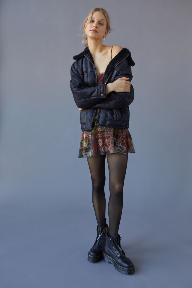 UO Faux Shearling Jacket #1