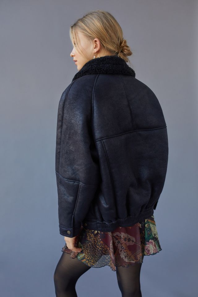 UO Faux Shearling Jacket #2