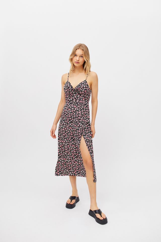 Robe Midi Kiss The Sky Floral Twist-Front #2