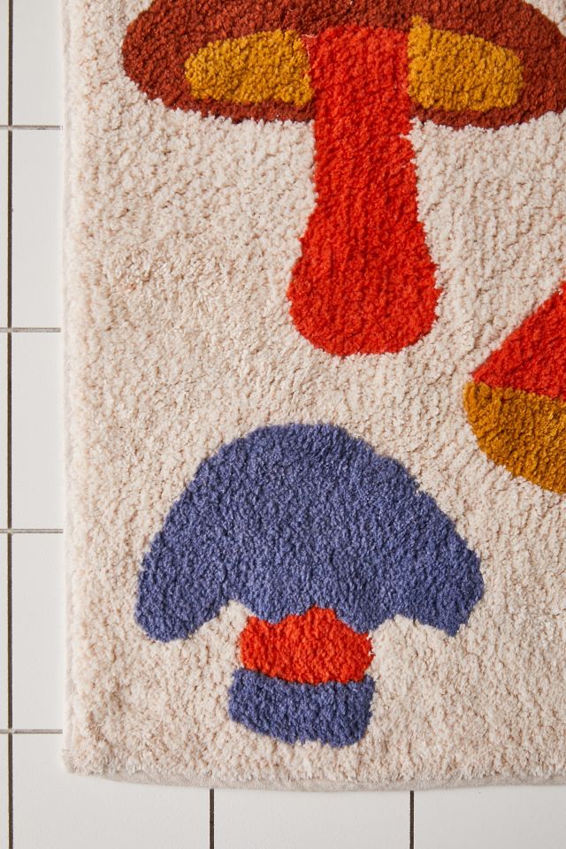 Mushroom Friends Bath Mat #2
