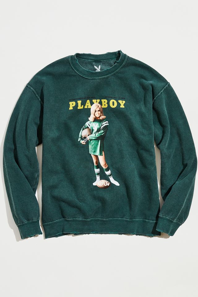 Playboy Collegiate Football Crew Neck Sweatshirt | Urban Outfitters