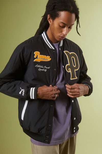 Puma Letterman Jacket | Urban Outfitters