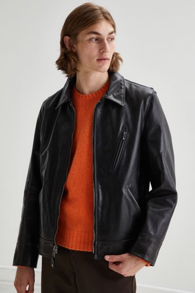 Schott Leather Harrington Jacket | Urban Outfitters