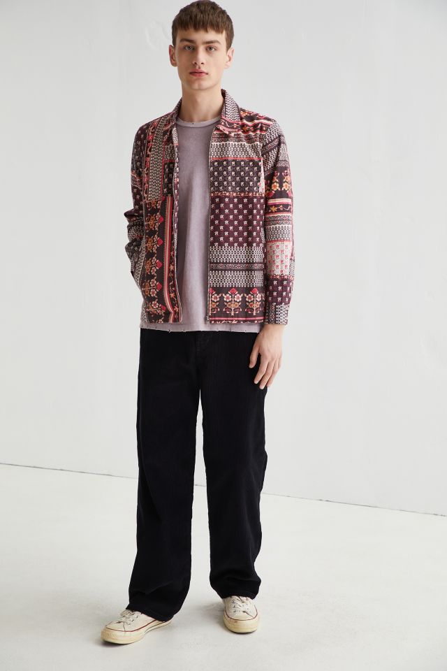 Veste chemise à blocs de motifs Raga Man #1