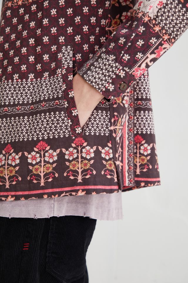 Veste chemise à blocs de motifs Raga Man #2