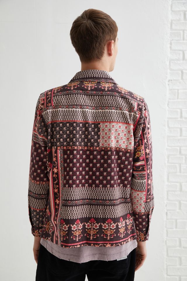 Veste chemise à blocs de motifs Raga Man #3