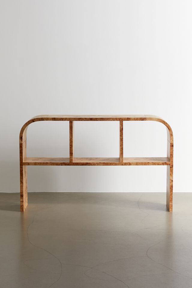 Cora Burl Wood Storage Console #1