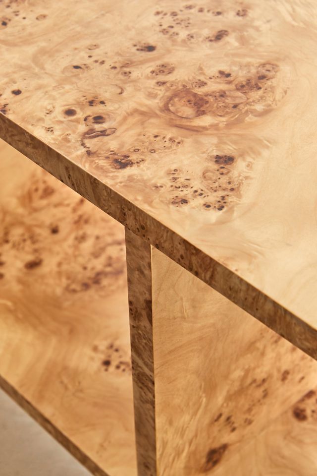 Cora Burl Wood Storage Console #5