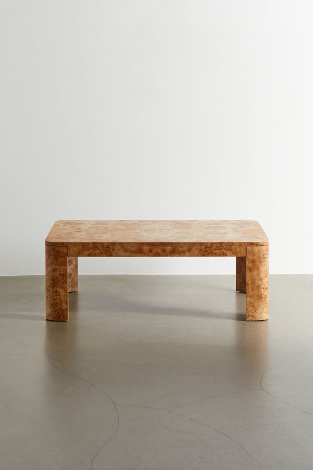Cora Burl Wood Veneer Coffee Table #2