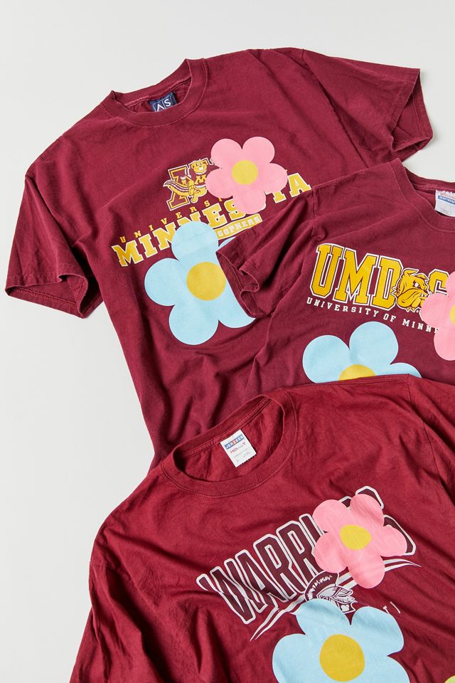 Urban Renewal Recycled Floral Screen-Print Graphic Tee #1