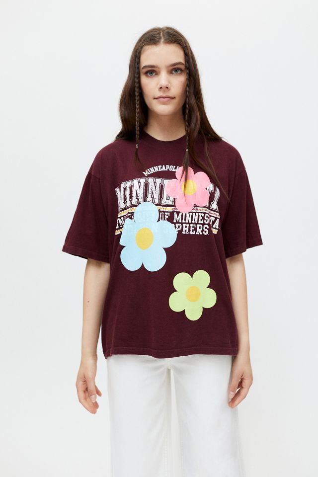 Urban Renewal Recycled Floral Screen-Print Graphic Tee #2