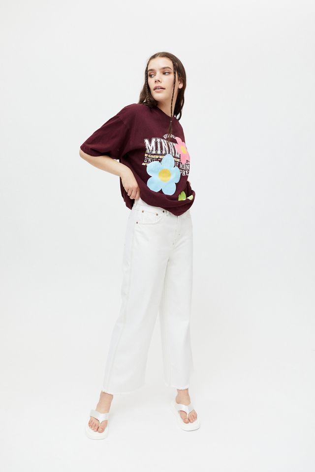 Urban Renewal Recycled Floral Screen-Print Graphic Tee #3