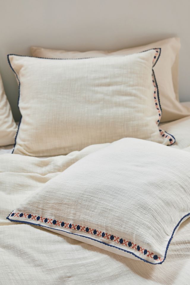 Olivia Cozy Slub Stitched Sham Set #1