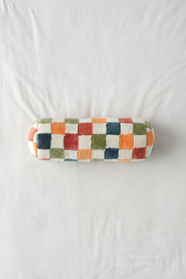 Brody Checkerboard Bolster Pillow #1