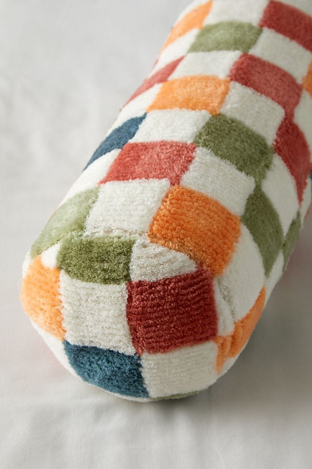Brody Checkerboard Bolster Pillow #2