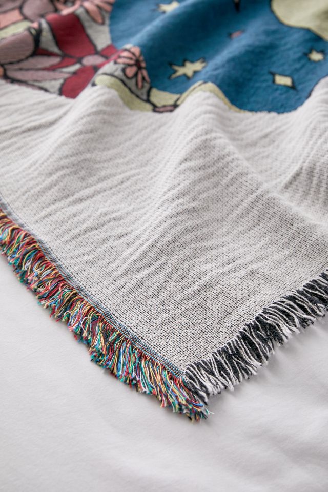 Night And Day Yin Yang Woven Throw Blanket #1