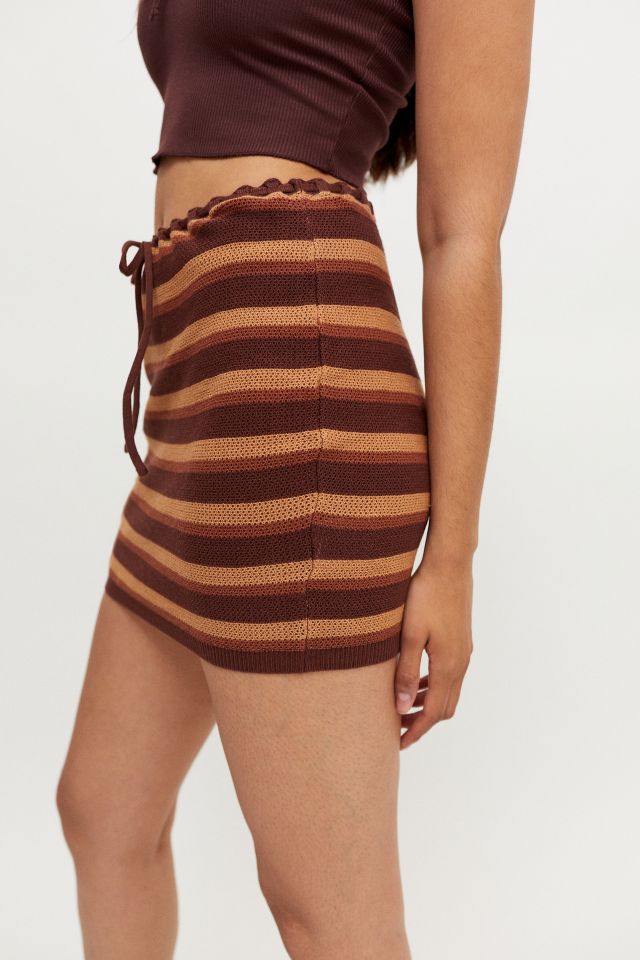 Motel Tuwi Drawstring Mini Skirt #2