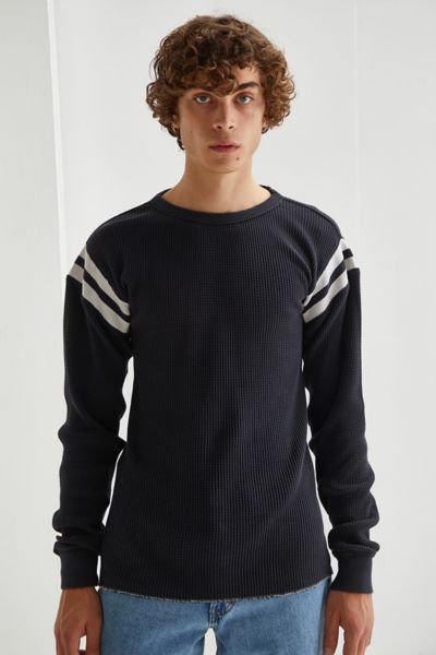BDG Game Day Waffle Knit Long Sleeve Shirt | Urban Outfitters
