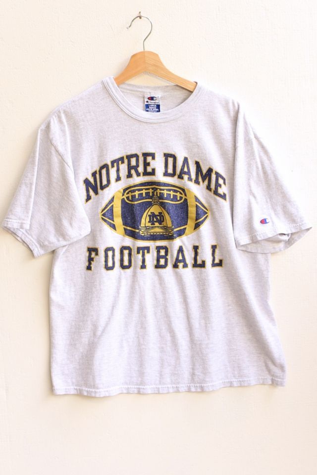 Vintage Notre Dame Champion Football T-shirt | Urban Outfitters