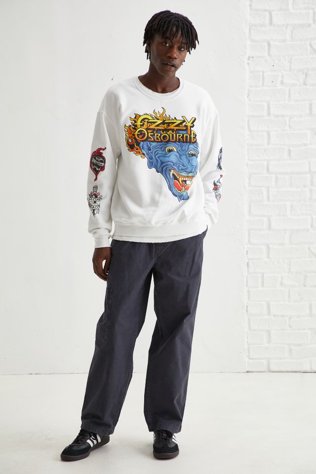 Ozzy Osbourne Allover Print Crew Neck Sweatshirt #1