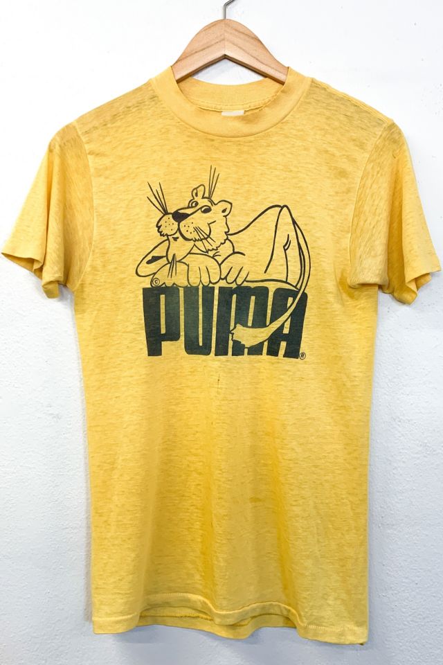 Vintage 1980s Threadbare Puma Tee Shirt | Urban Outfitters