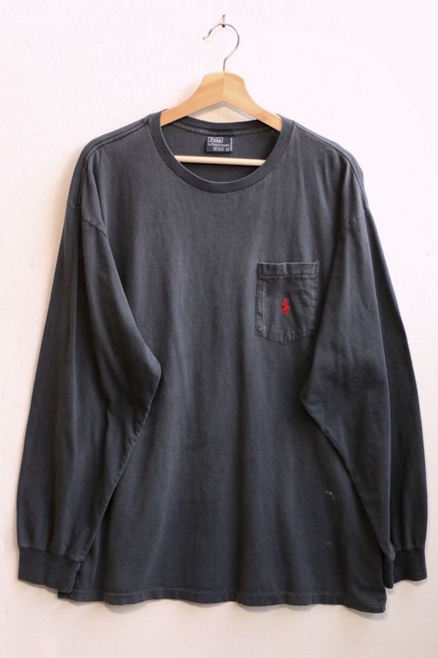 Polo ralph lauren discount long sleeve pocket tee