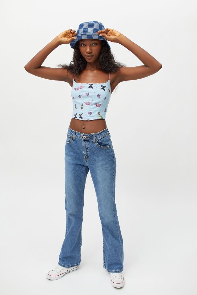UO Bungee Bustier Cropped Top #1