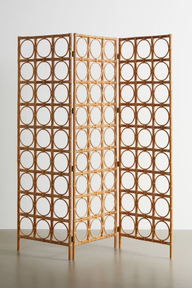Tavi Rattan Room Divider #1