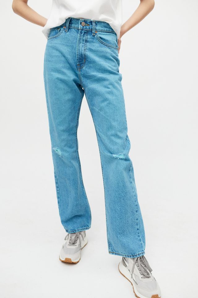 BDG High-Waisted Cowboy Jean – Turquoise | Urban Outfitters