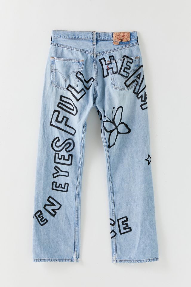 Urban Renewal Vintage X Hansel Clothing Hand Painted Jean | Urban ...