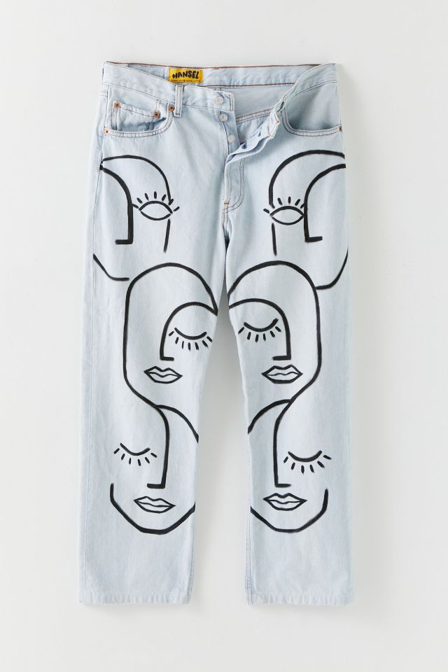 Urban Renewal Vintage X Hansel Clothing Hand Painted Jean #1
