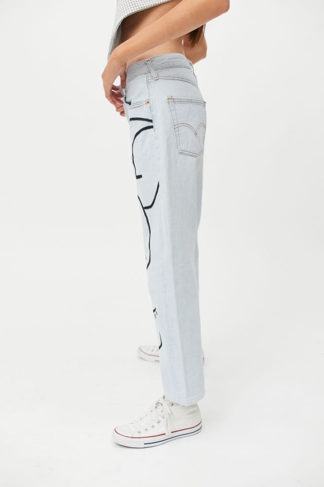 Urban Renewal Vintage X Hansel Clothing Hand Painted Jean #2