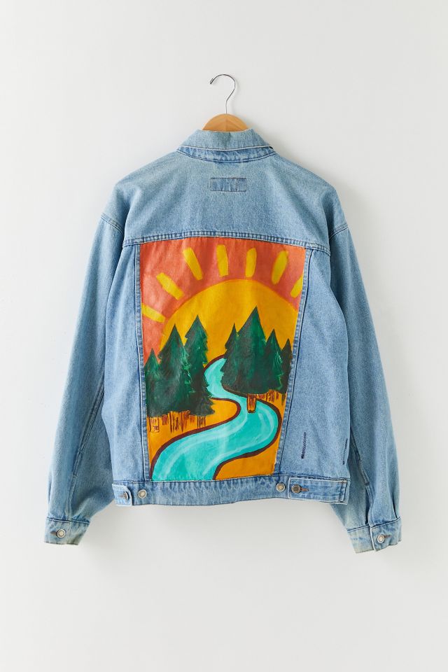 Buy Hand-Painted Denim Jacket Online