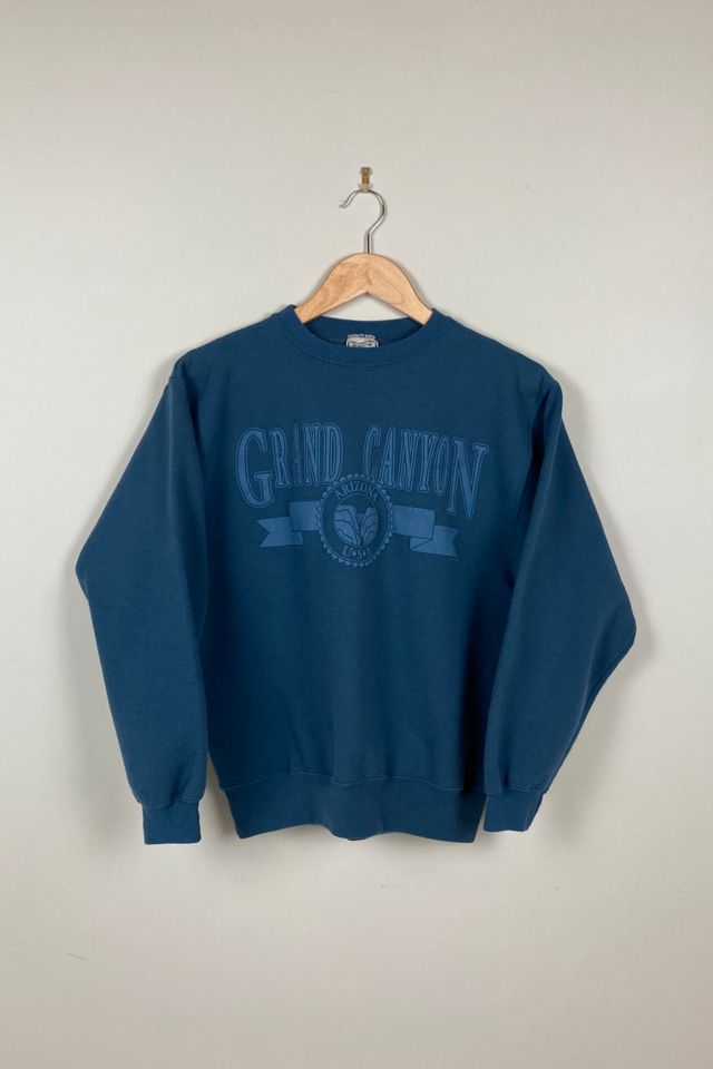 Sweat-shirt Souvenir Grand Canyon Arizona - Taille L, Bleu, Marquage Tan, 50% Coton/polyester, état Impeccable