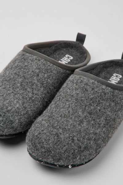 Camper Wabi Wool Slipper In Grey