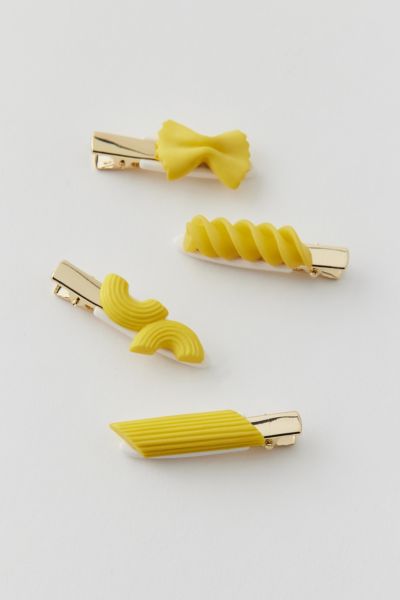 Urban Outfitters Crease-free Hair Clip Set In Pasta, Women's At  In Pasta