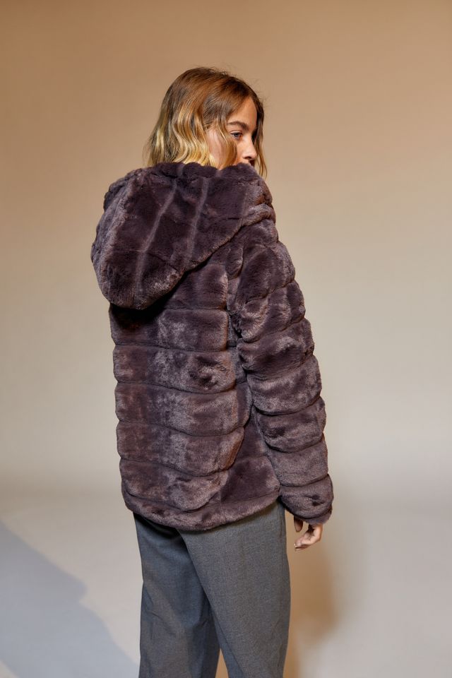 Apparis Goldie Faux Fur Hooded Coat #1