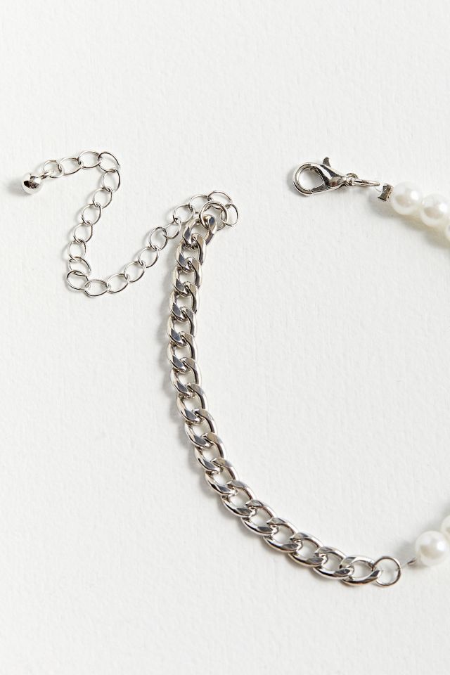 Pearl & Chain Bracelet #1