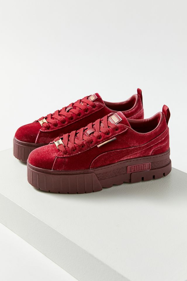 Puma Mayze Velvet Sneaker #1