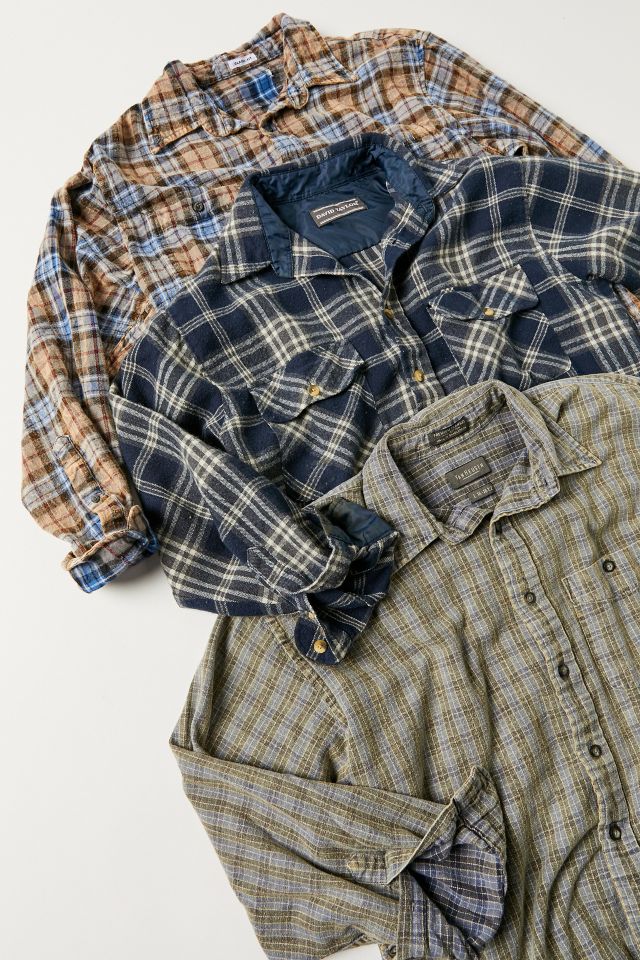 Urban Renewal Remade Acid Wash Flannel Shirt #2